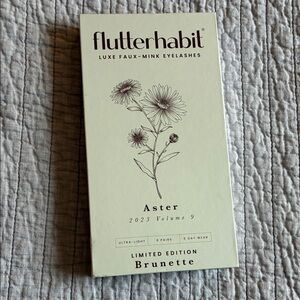 flutterhabit Aster Luxe Faux-Mink Eyelashes - Brunette